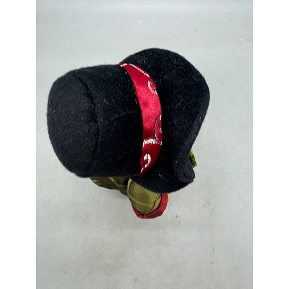 Vintage Christmas Sant Art Co. Plush Snowman Decor Satin Accents 12" Tall READ - Picture 6 of 7